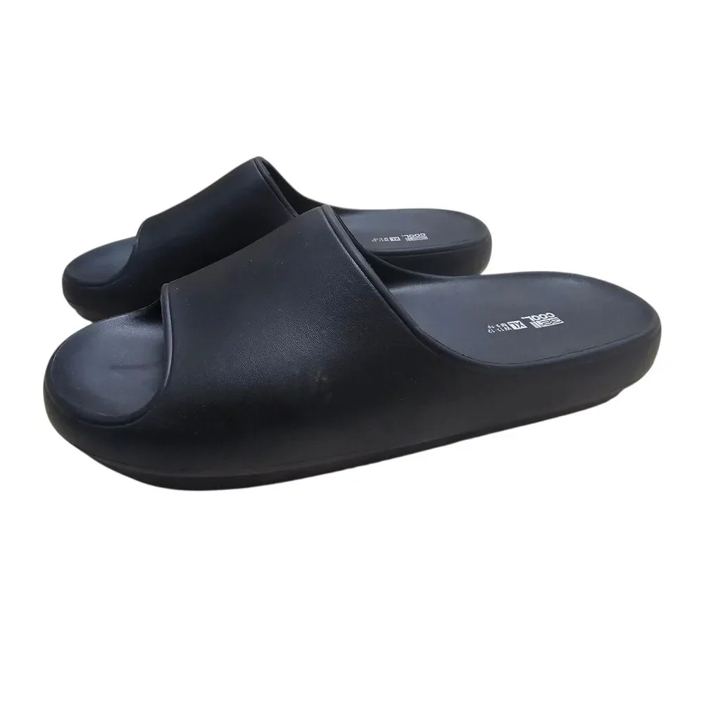 32 Degrees Unisex Cusion Slides Black XL M9-10, W11-12